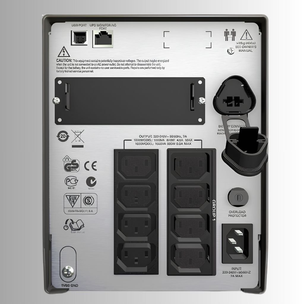 APC Smart-UPS 1500VA LCD 230V back